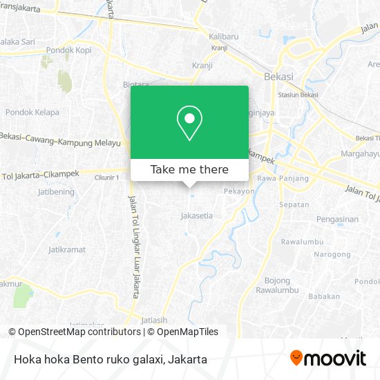 Hoka hoka Bento ruko galaxi map