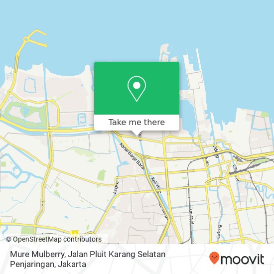 Mure Mulberry, Jalan Pluit Karang Selatan Penjaringan map