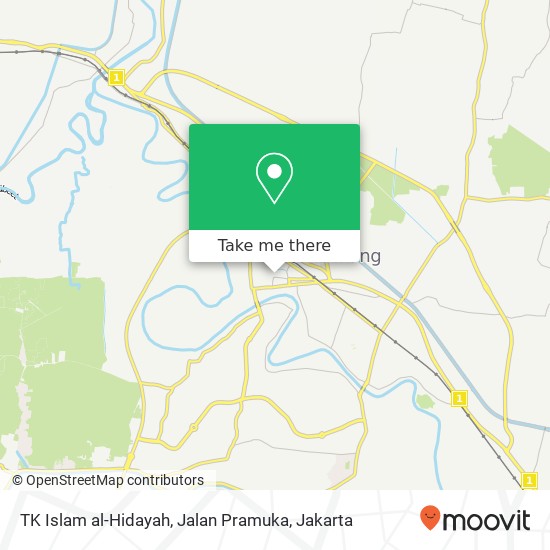 TK Islam al-Hidayah, Jalan Pramuka map