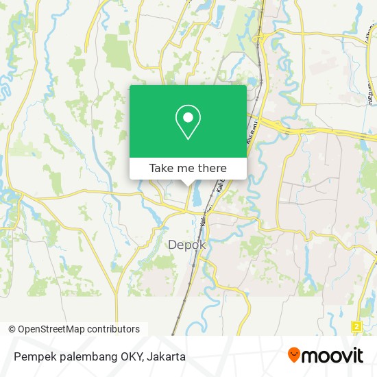 Pempek palembang OKY map