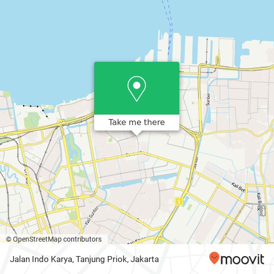 Jalan Indo Karya, Tanjung Priok map