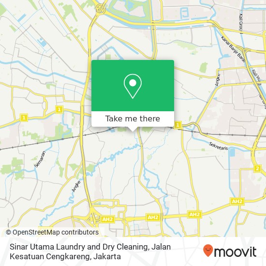 Sinar Utama Laundry and Dry Cleaning, Jalan Kesatuan Cengkareng map