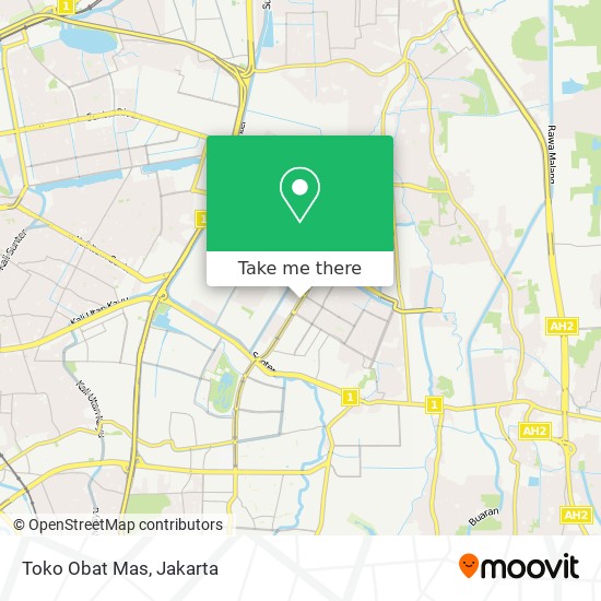 Toko Obat Mas map