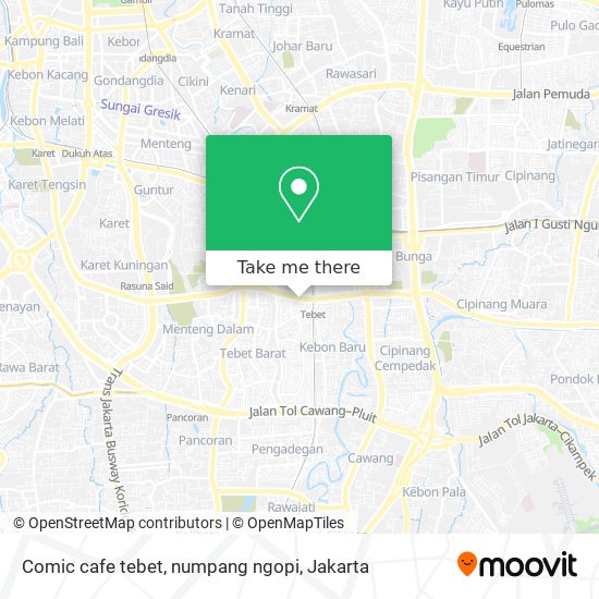 Comic cafe tebet, numpang ngopi map