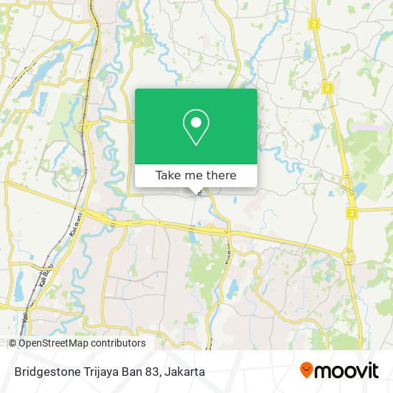 Bridgestone Trijaya Ban 83 map