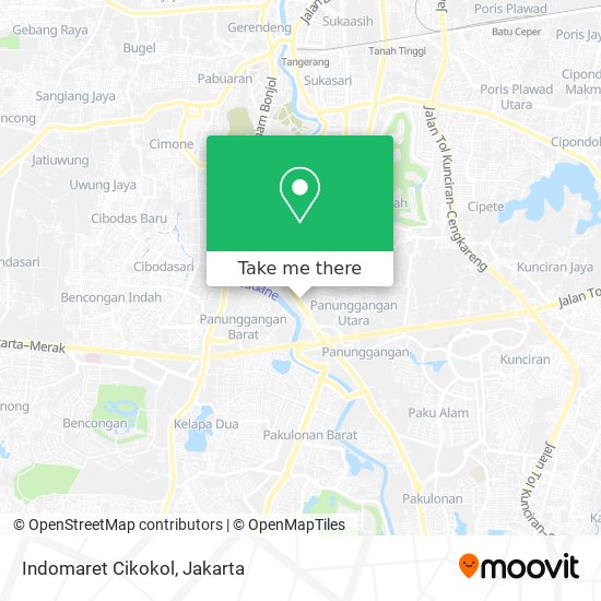 Indomaret Cikokol map