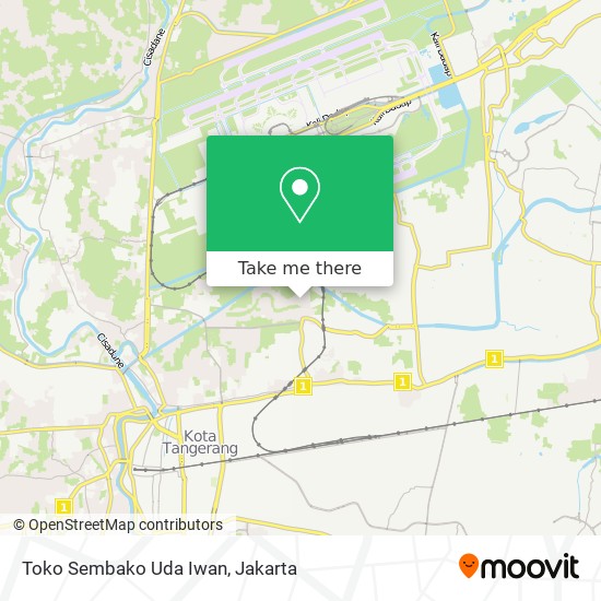 Toko Sembako Uda Iwan map