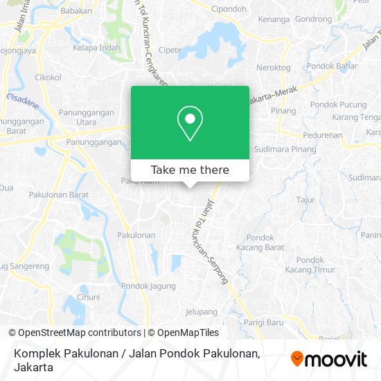 Komplek Pakulonan / Jalan Pondok Pakulonan map