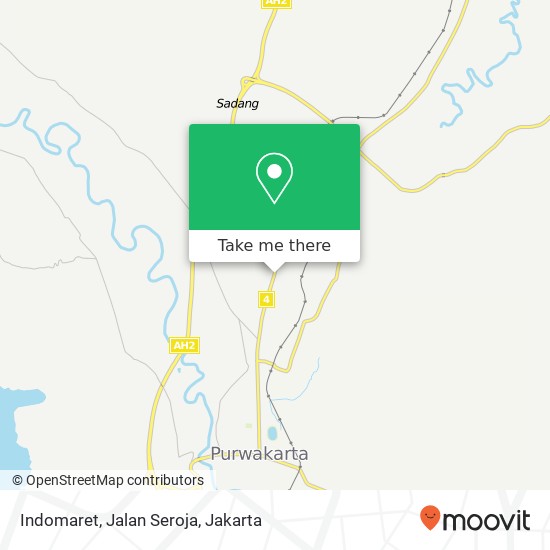 Indomaret, Jalan Seroja map