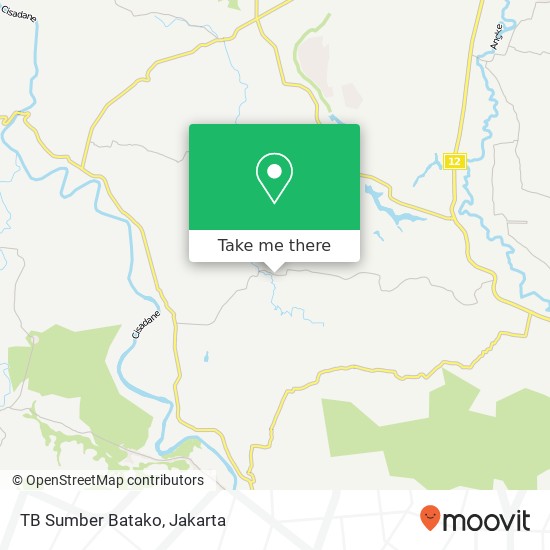 TB Sumber Batako, Jalan Cibeuteng map