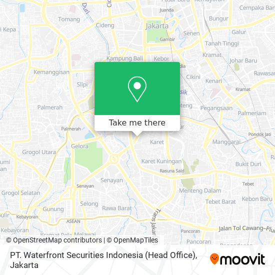 PT. Waterfront Securities Indonesia (Head Office) map