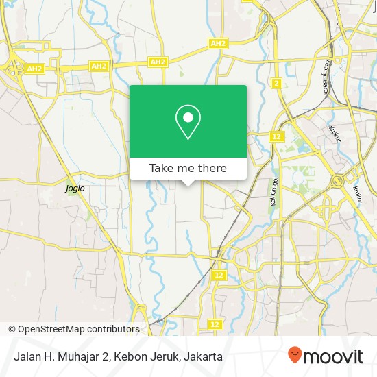 Jalan H. Muhajar 2, Kebon Jeruk map