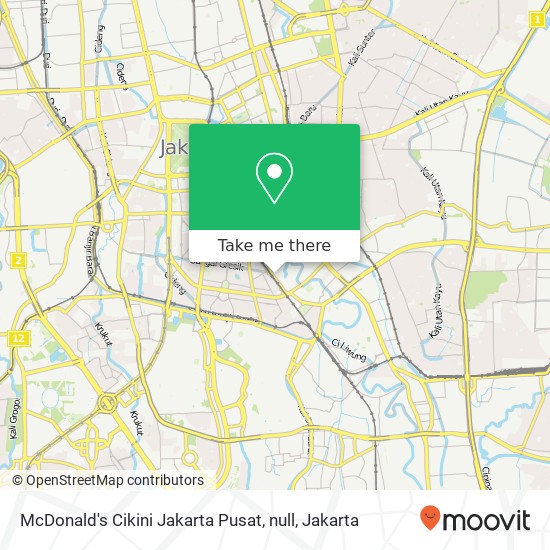 McDonald's Cikini Jakarta Pusat, null map