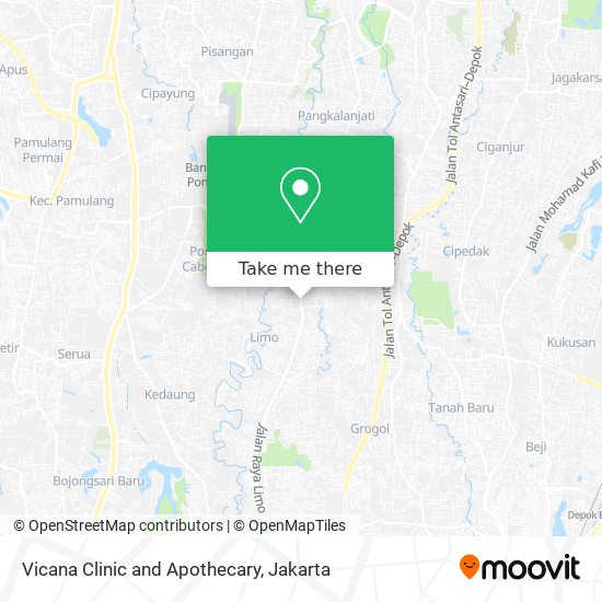 Vicana Clinic and Apothecary map