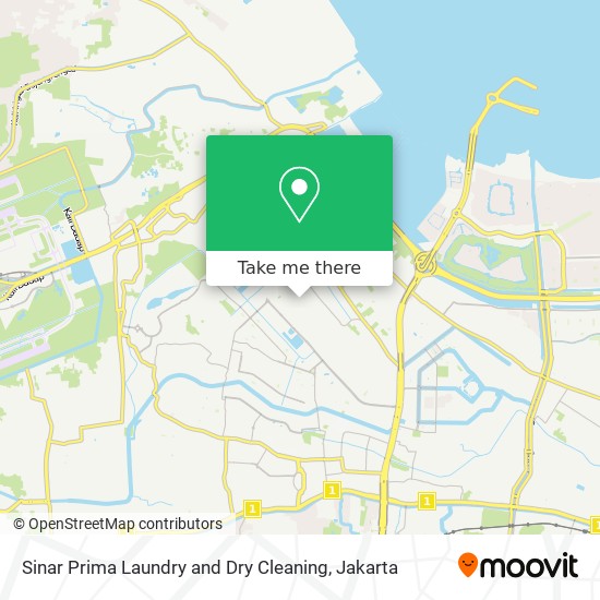 Sinar Prima Laundry and Dry Cleaning map