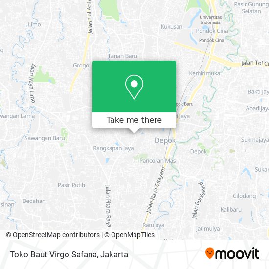 Toko Baut Virgo Safana map