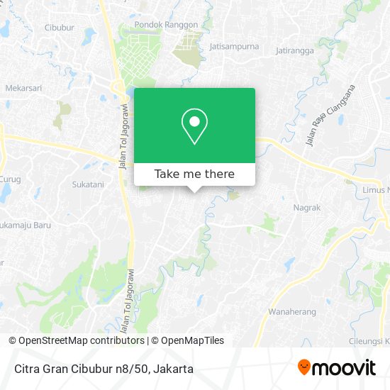 Citra Gran Cibubur n8/50 map