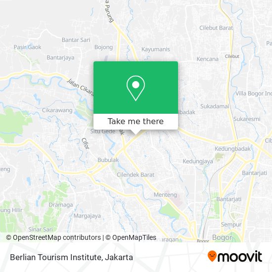 Berlian Tourism Institute map