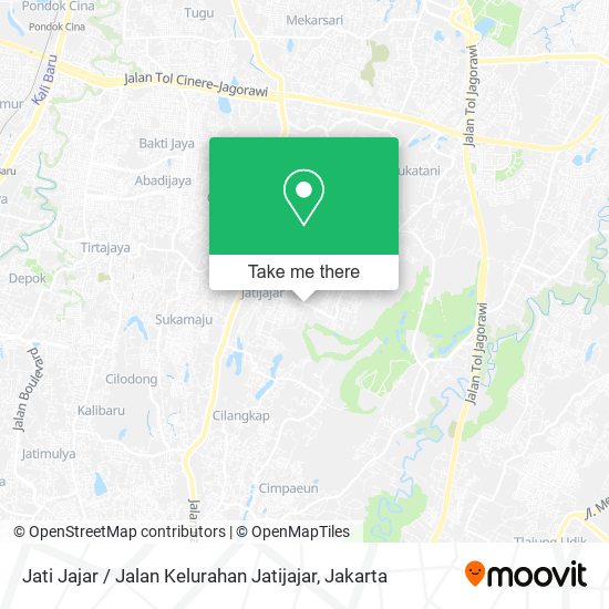 Jati Jajar / Jalan Kelurahan Jatijajar map