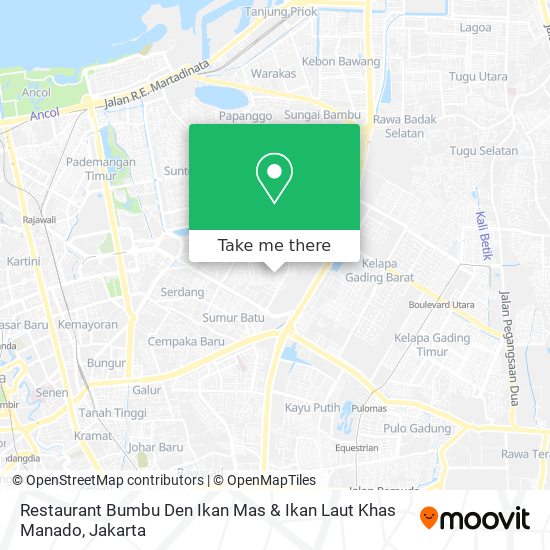 Restaurant Bumbu Den Ikan Mas & Ikan Laut Khas Manado map