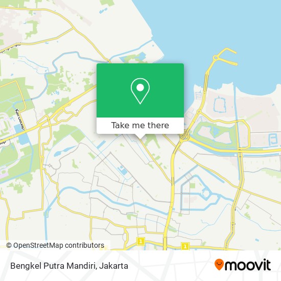 Bengkel Putra Mandiri map