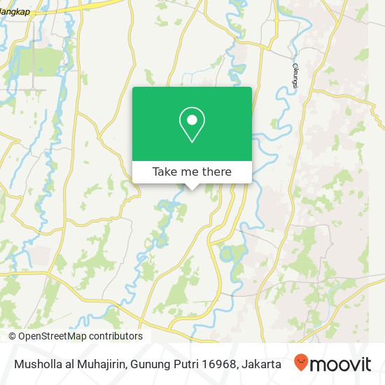 Musholla al Muhajirin, Gunung Putri 16968 map