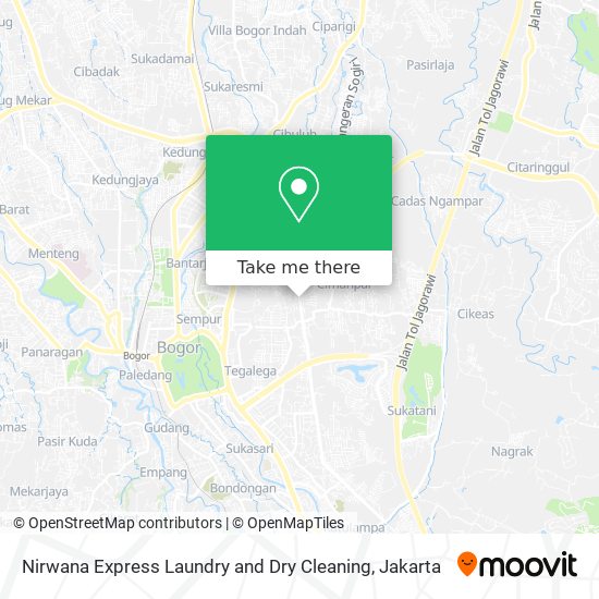 Nirwana Express Laundry and Dry Cleaning map