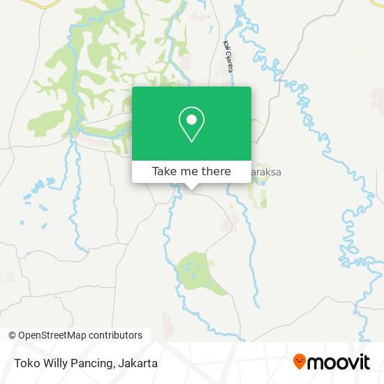 Toko Willy Pancing map