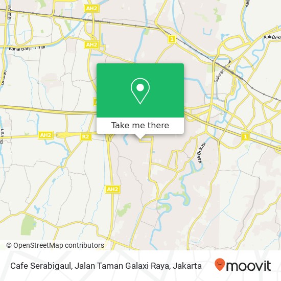 Cafe Serabigaul, Jalan Taman Galaxi Raya map