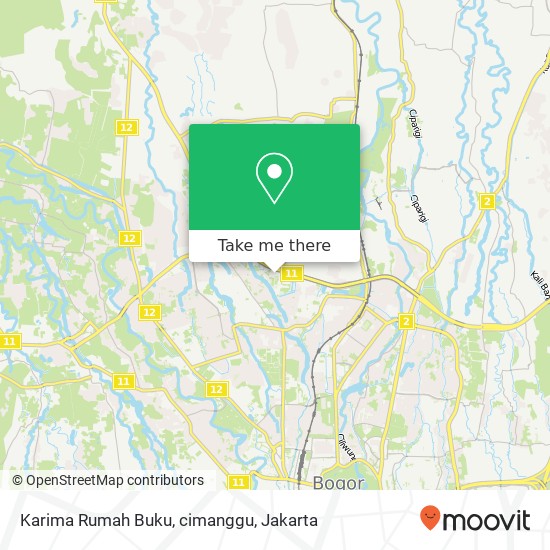 Karima Rumah Buku, cimanggu map