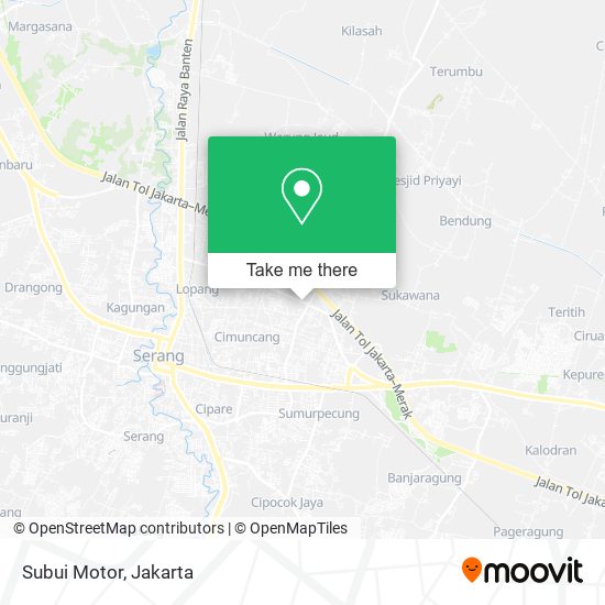 Subui Motor, Jalan Ayip Usman map