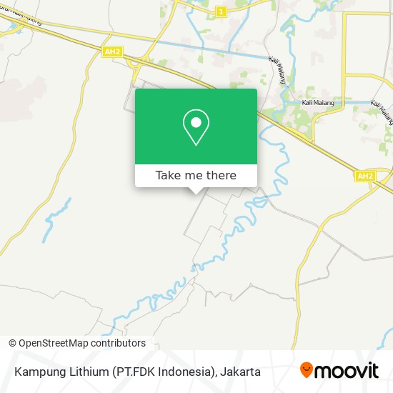 Kampung Lithium (PT.FDK Indonesia) map