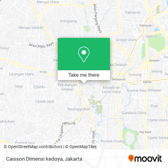 Caisson Dimensi kedoya map