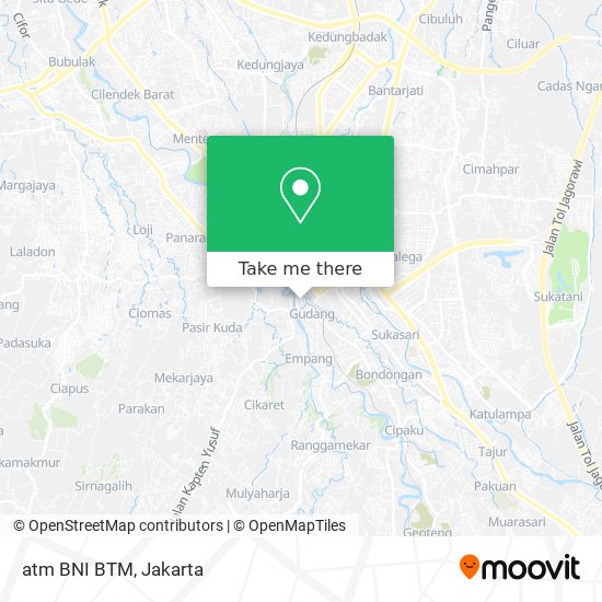 atm BNI BTM map