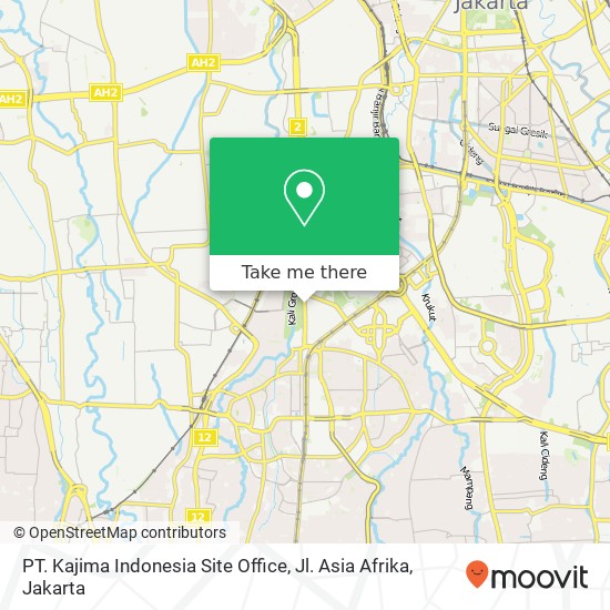 PT. Kajima Indonesia Site Office, Jl. Asia Afrika map
