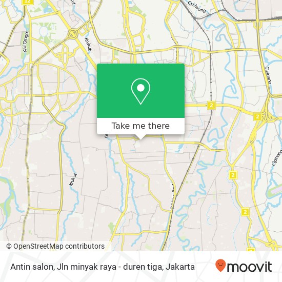 Antin salon, Jln minyak raya - duren tiga map