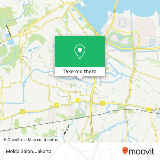 Melda Salon map