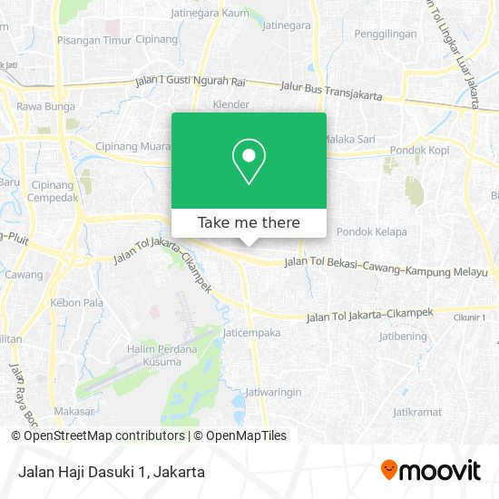 Jalan Haji Dasuki 1 map