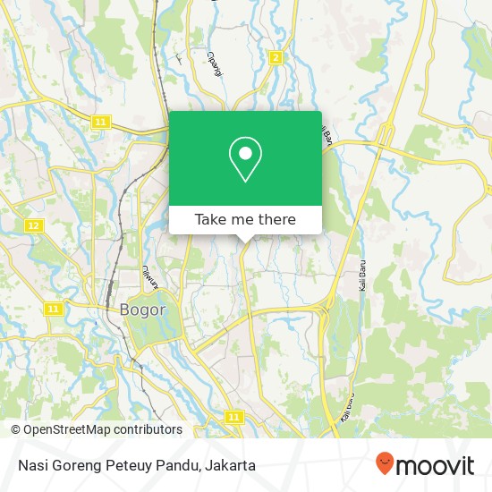 Nasi Goreng Peteuy Pandu map