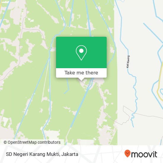 SD Negeri Karang Mukti, Jalan Tenggoli Raya Jarakosta map