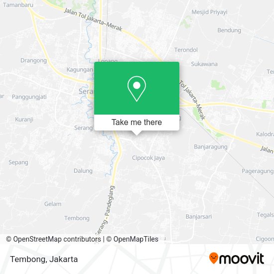 Tembong, Jl Raya serang map