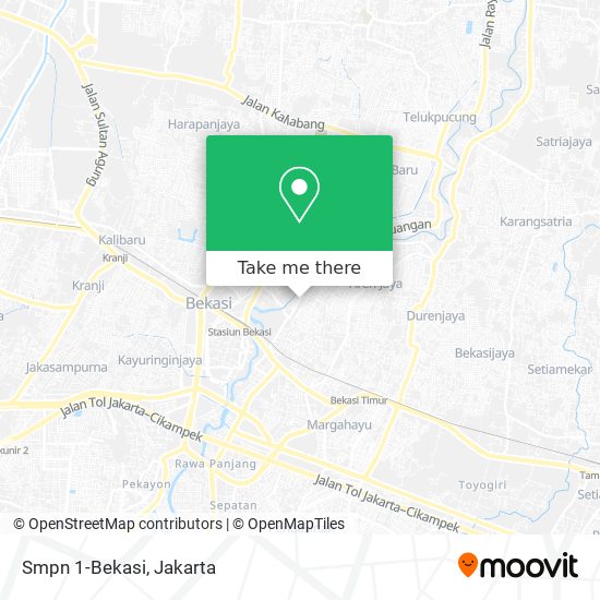 Smpn 1-Bekasi map