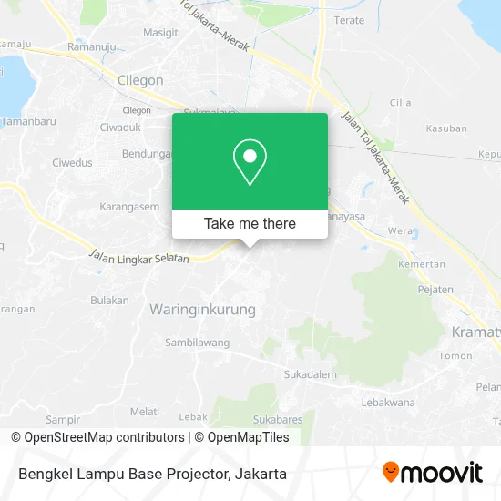 Bengkel Lampu Base Projector map