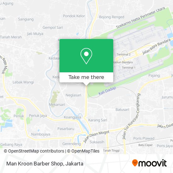Man Kroon Barber Shop map