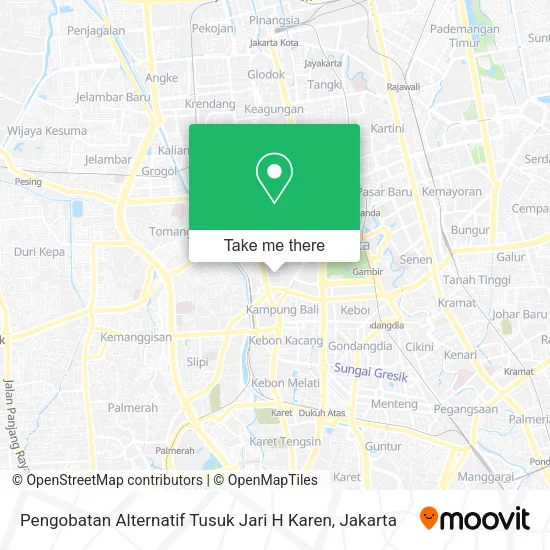 Pengobatan Alternatif Tusuk Jari H Karen map
