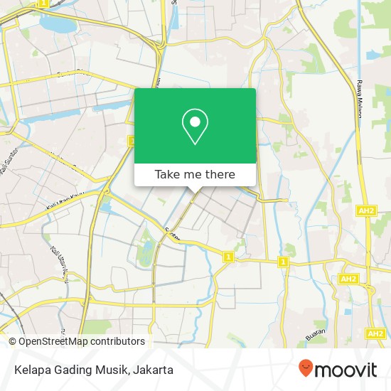 Kelapa Gading Musik map