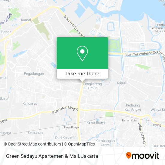 Green Sedayu Apartemen & Mall map