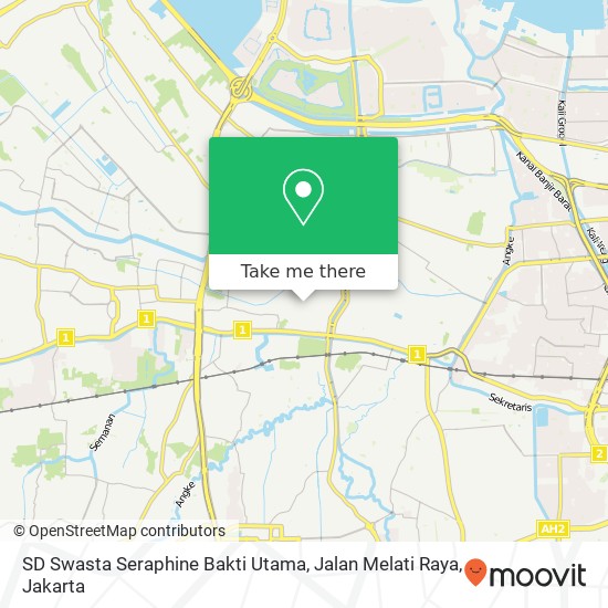 SD Swasta Seraphine Bakti Utama, Jalan Melati Raya map