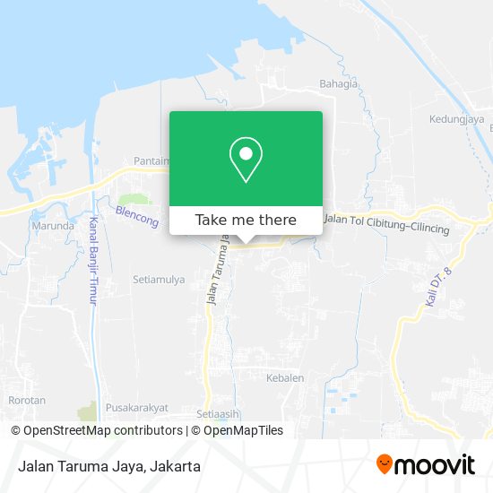 Jalan Taruma Jaya map