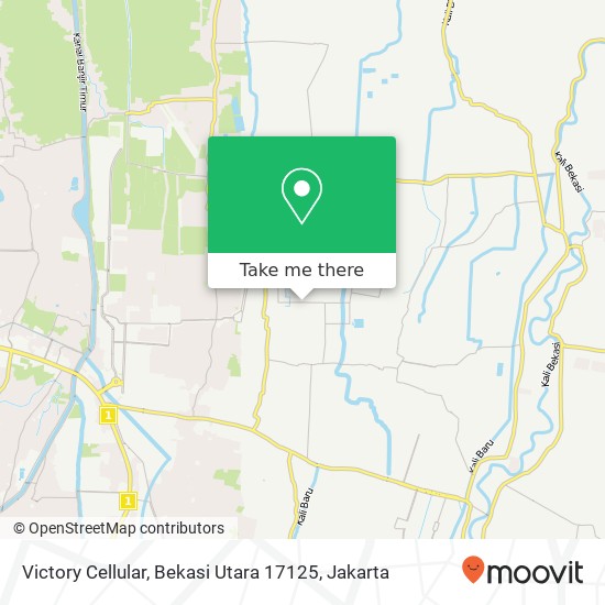 Victory Cellular, Bekasi Utara 17125 map